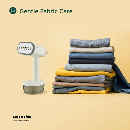 Green Lion Steam 1800W Garment Steamer utilizes strong and effective wrinkle removal with 1800W rated output and a 35-second quick heat-up time. Built