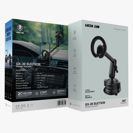 Green Lion GX-35 Suction Phone Holder is strong, durable, and bendable, and hence it is the best phone accessory. Constructed of zinc alloy and ABS, t