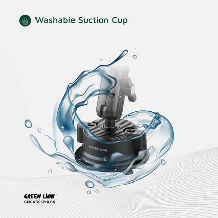 Green Lion GX-35 Suction Phone Holder is strong, durable, and bendable, and hence it is the best phone accessory. Constructed of zinc alloy and ABS, t