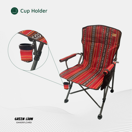 All your needs are considered when designing the Green Lion Heritage Foldable Chair, a blend of durability, comfort, and convenience. This chair is ma