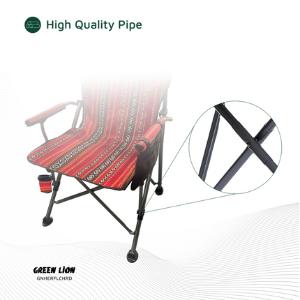 All your needs are considered when designing the Green Lion Heritage Foldable Chair, a blend of durability, comfort, and convenience. This chair is ma
