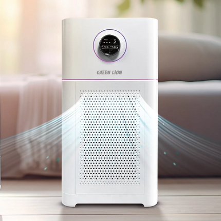 The White Green Lion Intelligent Air Purifier will ensure that you enjoy purer and healthier air. This air purifier is made from top-quality ABS mater