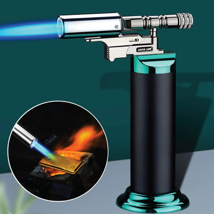 GREEN LION JET FLAME PRO WINDPROOF LIGHTER - BLACK