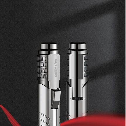 It was all wrapped up in an elegant package - the durable and performance-oriented Green Lion Jet Flame Windproof Lighter. Strong-quality ABS and zinc