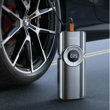 The Green Lion Portable Jump Starter is your ultimate roadside companion. Combining a powerful 800A peak current for 12V car jump starts with a conven