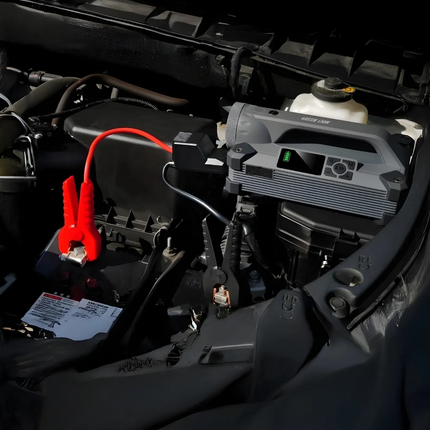 The Green Lion JX66 Jump Starter is a robust and strong tool that will keep you prepared for any eventuality. With its high-capacity 24000mAh battery,