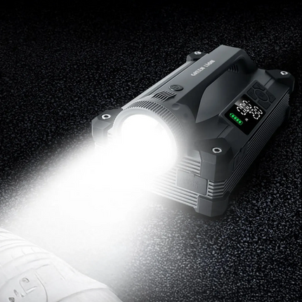 The Green Lion JX66 Jump Starter is a robust and strong tool that will keep you prepared for any eventuality. With its high-capacity 24000mAh battery,