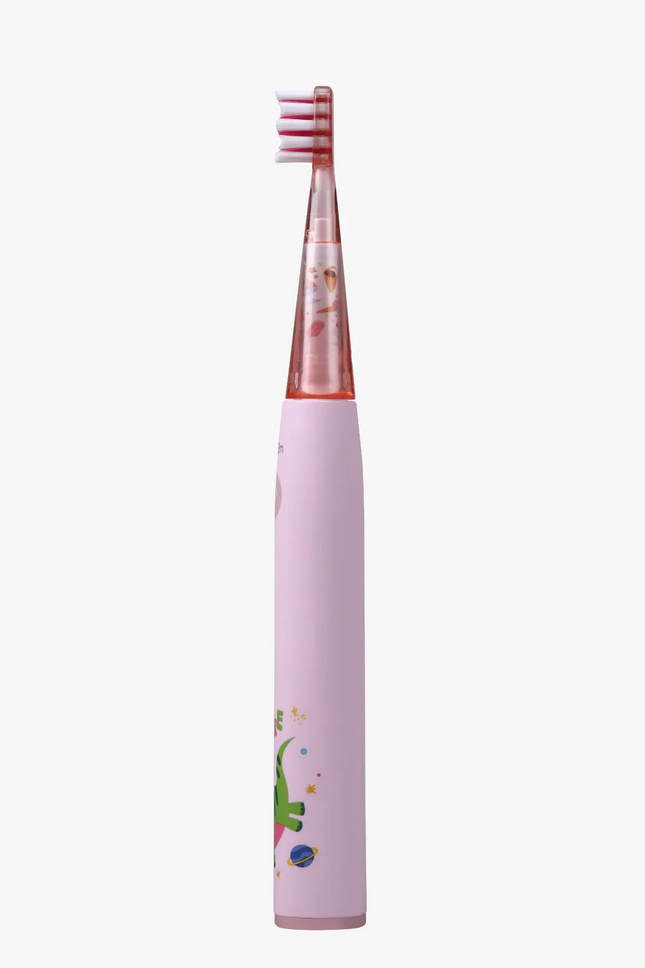 The Green Lion Electric Toothbrush, designed for Children's use, has been targeted at kids between the ages of two and ten in the hope of being more e