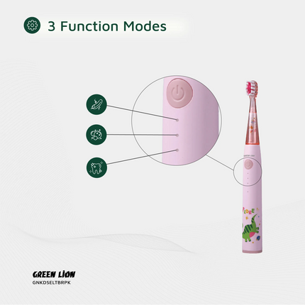 The Green Lion Electric Toothbrush, designed for Children's use, has been targeted at kids between the ages of two and ten in the hope of being more e
