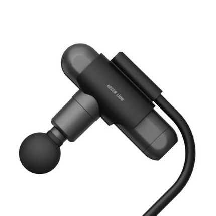 The Green Lion Long Handle Massage Gun is all you need for relaxing after a workout session. This massager has four speed modes that you can adjust ac