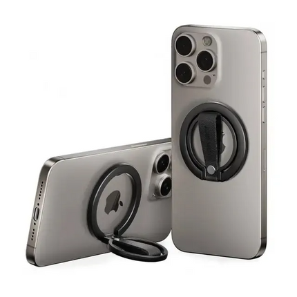 The Green Lion Magnetic Grip Stand is made for those who
want their grip on the phone to be better. This grip stand is magnetic and gets
easily instal