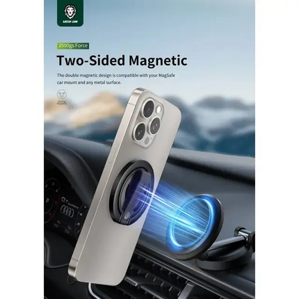 The Green Lion Magnetic Grip Stand is made for those who
want their grip on the phone to be better. This grip stand is magnetic and gets
easily instal
