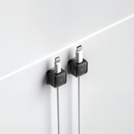 The Green Lion Magnetic Clip Cable Organizer is a compact and efficient solution for dealing with your cables. Crafted from long-lasting ABS material 