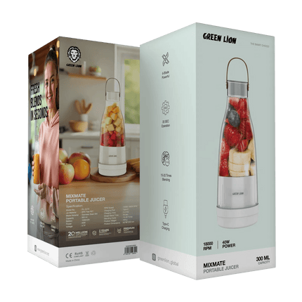 Green Lion Mixmate Portable Juicer 300ML - Clix