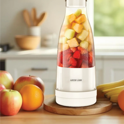 The Green Lion Mixmate 300ML Portable Juicer is designed to be compact and efficient and work as a blender for fresh and healthy drinks on the move. I
