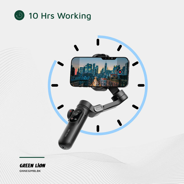 GREEN LION NEW YORK GIMBAL SMART FACE TRACKING - BLACK