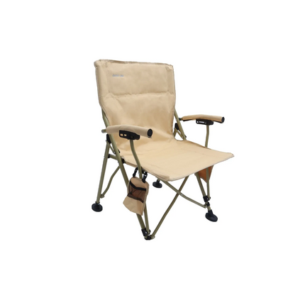 The Green Lion Outdoor Camping Chair with Carrying Bag spells out convenience for any outdoor expeditions. It consists of robust 1100D Oxford fabric a