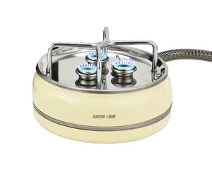 Green Lion Orbit Flame 3 Burner Stove - All cooking processes anywhere in the universe require intense heat, and the Green Lion Orbit Flame ...