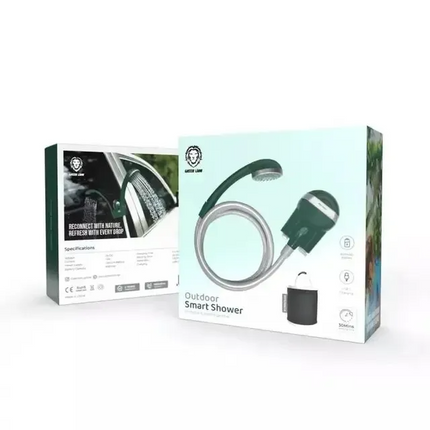 The Green Lion Outdoor Smart Shower is the best portable refreshment option! This rechargeable, lightweight smart shower is designed to enhance your o