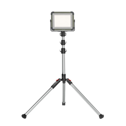 The Green Lion Solar Light, with a 7200mAh battery and power output of 25W, is a handy option for camping trips. The Aluminum and acrylonitrile butadi