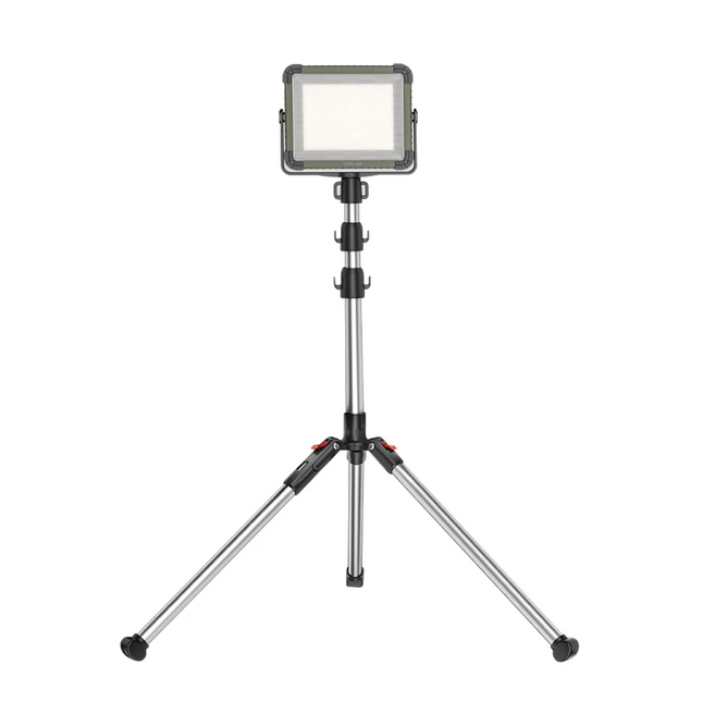 The Green Lion Solar Light, with a 7200mAh battery and power output of 25W, is a handy option for camping trips. The Aluminum and acrylonitrile butadi