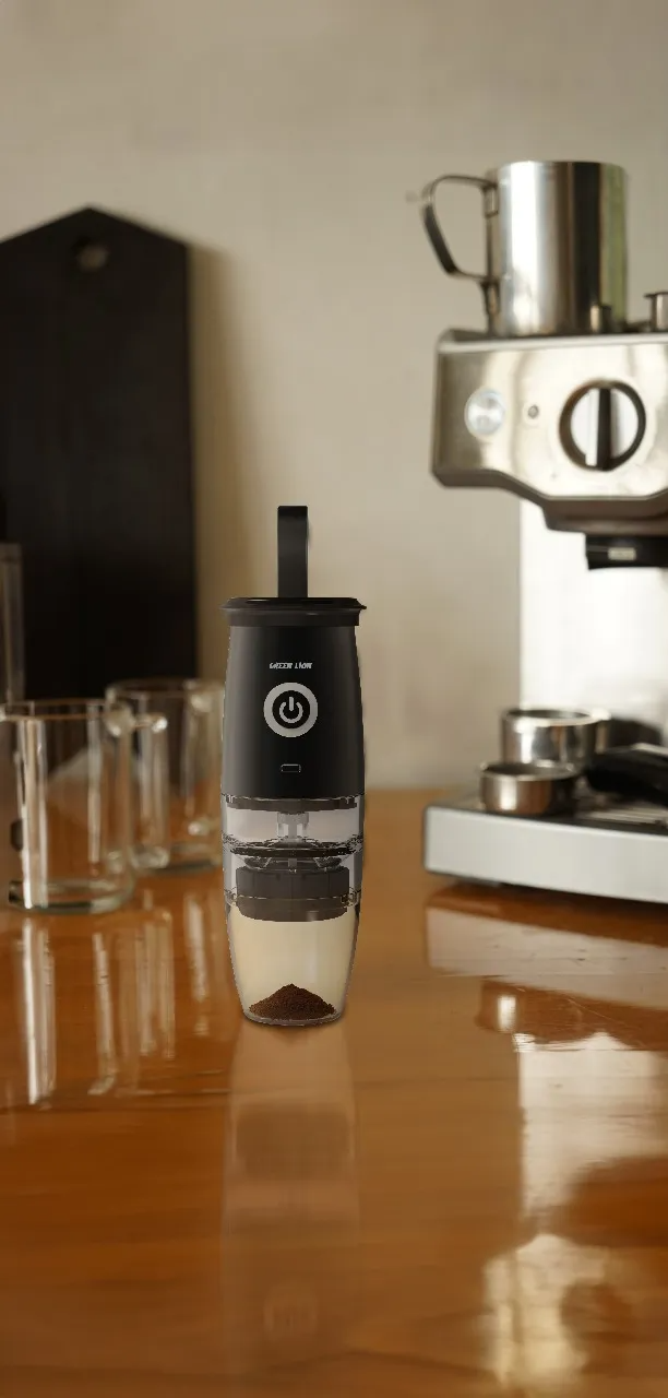 The Green Lion Portable Coffee Grinder is a unique and compact design device that gives you easy and efficient portability during travel and camping c