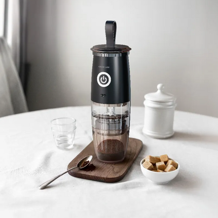 The Green Lion Portable Coffee Grinder is a unique and compact design device that gives you easy and efficient portability during travel and camping c