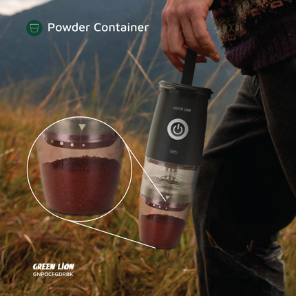 The Green Lion Portable Coffee Grinder is a unique and compact design device that gives you easy and efficient portability during travel and camping c