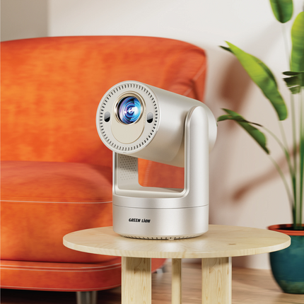 The Green Lion Prisma 4K Projector 5200mAh in Gold is an outstanding projection system that delivers a great viewing experience and is considered high