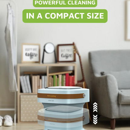 Laundry will be more fun and efficient with the Green Lion Portable 6L Washing Machine. Its compact and portable design is perfect for small living sp