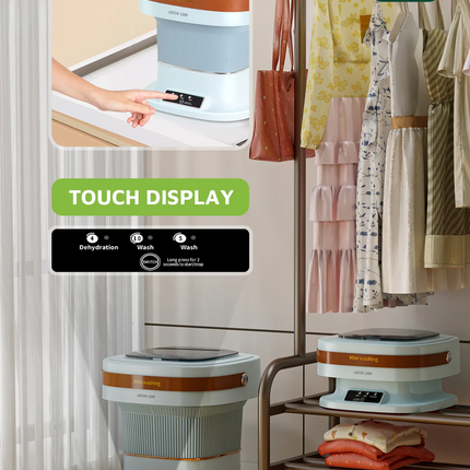 Laundry will be more fun and efficient with the Green Lion Portable 6L Washing Machine. Its compact and portable design is perfect for small living sp