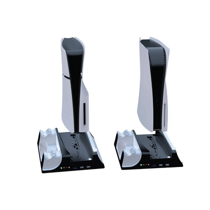 The Green Lion PS5 Cooling Stand Charging Station: everything in one for any PS5 enthusiast. It keeps your console running and keeps everything in gre