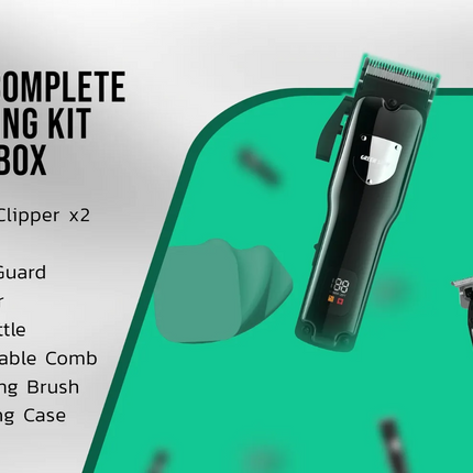 The Green Lion Pro Trim Duo Hair Clipper is an incredibly versatile grooming tool built and engendered for precision, strength, and performance. Equip