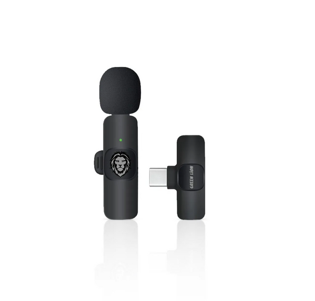 The Green Lion Solo Wireless Microphone is your ultimate solution for crystal-clear audio capture. With its versatile compatibility, it offers three d