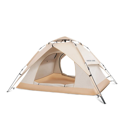 Conquer the outdoors with the Green Lion GT-4, your 3-4 person camping haven! This spacious tent boasts windproof ropes and vented mesh for breezy com