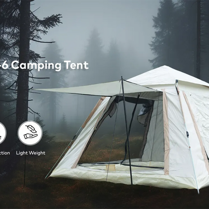 The Green Lion GT-6 Camping Tent is the perfect travel companion for any outdoor adventure. Head out on your next camping trip with this spacious and 