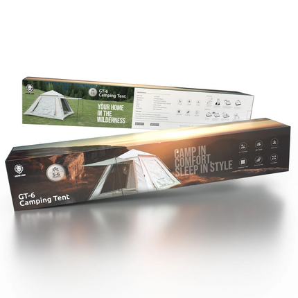 The Green Lion GT-6 Camping Tent is the perfect travel companion for any outdoor adventure. Head out on your next camping trip with this spacious and 