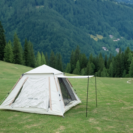 The Green Lion GT-6 Camping Tent is the perfect travel companion for any outdoor adventure. Head out on your next camping trip with this spacious and 