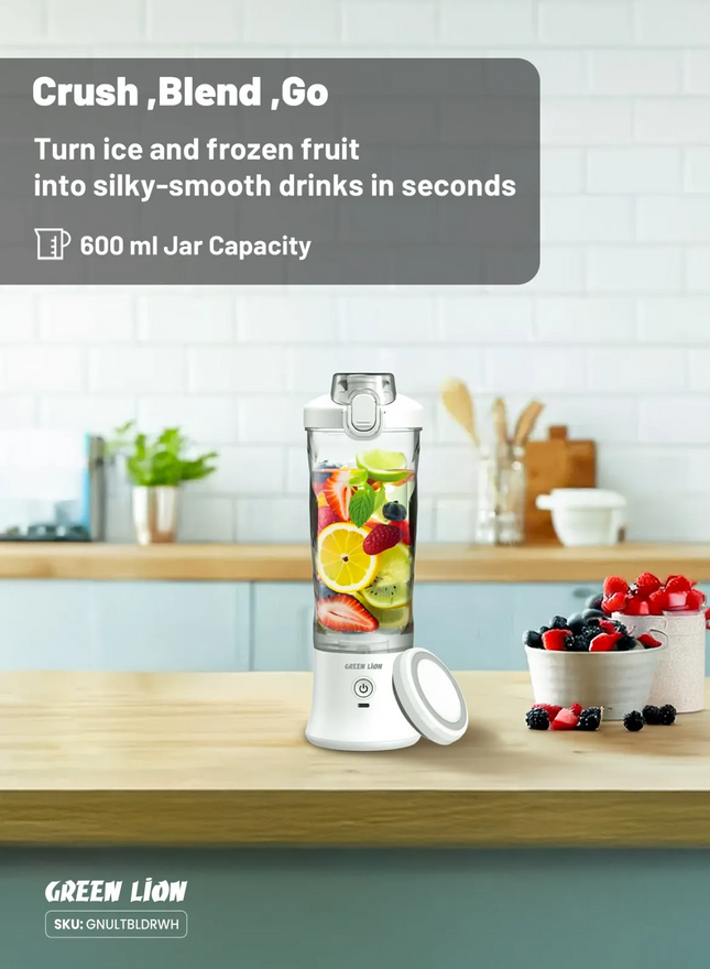 Take your blending to the next level with the Green Lion Ultimate Blender, designed with performance and practicality in mind. With a large jar capaci