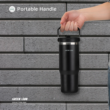 The Green Lion Vacuum Tumbler 900ml is the best, high-quality solution for keeping beverages at the required temperature. This tumbler is made of dura