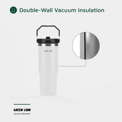 The Green Lion Vacuum Tumbler 900ml is the best, high-quality solution for keeping beverages at the required temperature. This tumbler is made of dura