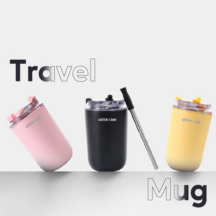 Enjoy your favorite beverages with the Green Lion Vacuum Travel Mug Lite.
This 280ml capacity mug features a double-walled design with stainless steel