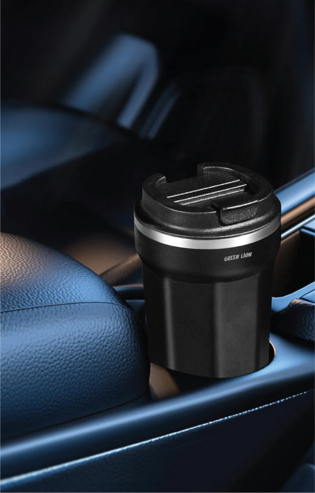 The Green Lion Vacuum Mug 380mL-Excellent, stylish, and practical, ready to accompany your daily hydration. The exterior is made of high-quality stain