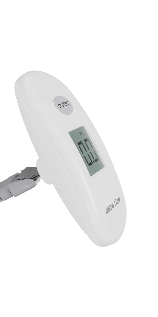 With the Green Lion Weight Mate digital luggage scale, you can quickly weigh luggage without any phobia about actual sizes. It weighs only 100 g for s