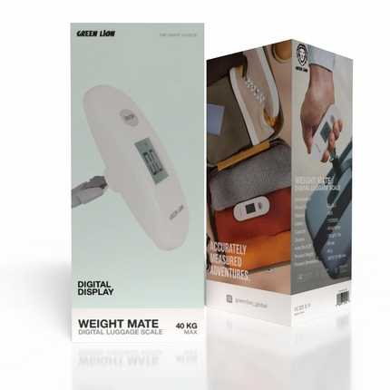 With the Green Lion Weight Mate digital luggage scale, you can quickly weigh luggage without any phobia about actual sizes. It weighs only 100 g for s