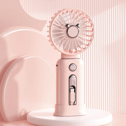 Green Lion Wind Mate Portable Power Bank &amp; Fan helps you stay cool and your devices powered up. This innovative device combines a powerful 10000mA