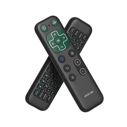 The Green Lion Wireless Remote with Keyboard and Mouse features 58 keys for perfect control and dual-mode connection (2.4G + Bluetooth V5.2). With 800
