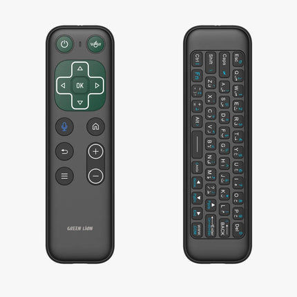 GREEN LION WIRELESS REMOTE WITH KEYBOARD AND MOUSE - BLACK