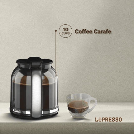 LePresso Dual Brew Drip Coffee & Espresso Machine - Clix