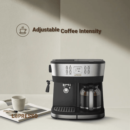 LePresso Dual Brew Drip Coffee & Espresso Machine - Clix